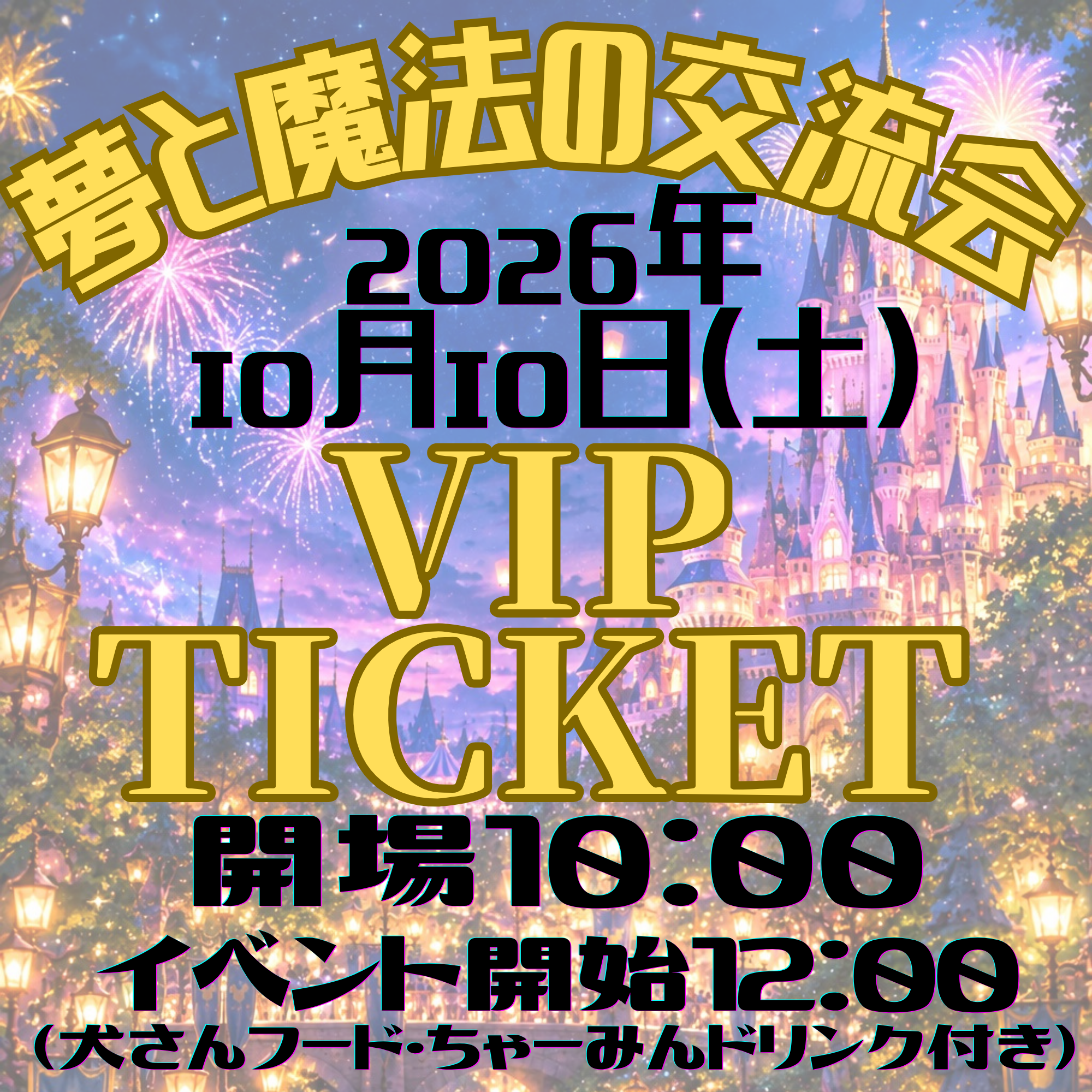 夢と魔法の交流会 VIPチケット画像